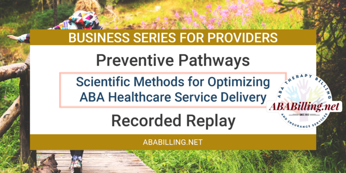 Webinar Preventive Pathways Scientific Methods For Optimizing ABA